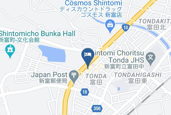 Shintomi Townkoyu District - Hotel Az Miyazaki Shintomi Maps