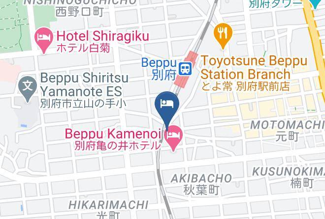 Beppu City - Hotel Az Oita Beppu Maps