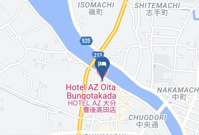 Bungotakada City - Hotel Az Oita Bungotakada Maps