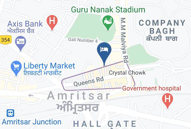 Amritsar - Hotel Azaad Maps