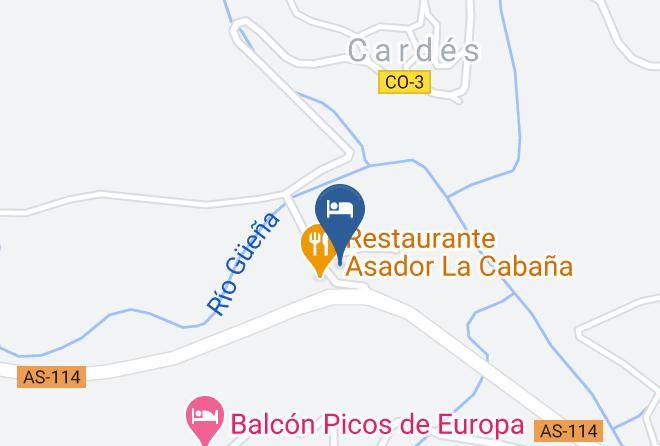 Asturias - Hotel Azabache Susierra Maps