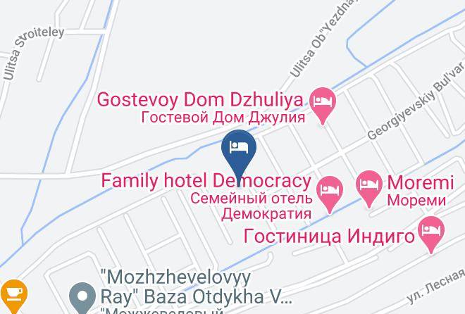 Anapa - Hotel Azalea Maps