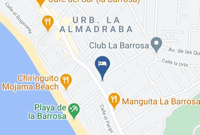 Hotel Azalea Playa Map