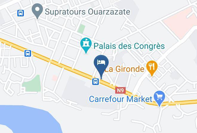 Ouarzazate - Hotel Azoul Maps