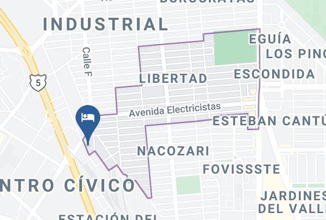 Mexicali - Hotel Azteca De Oro Maps