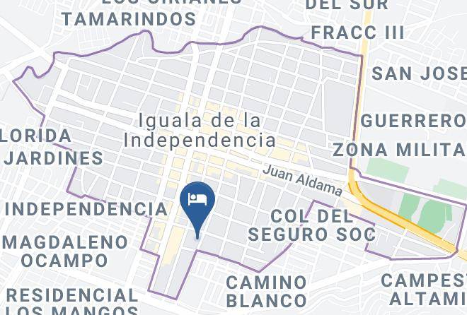Iguala De La Independencia - Hotel Azteca Maps