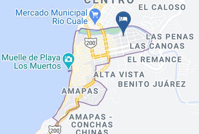 Puerto Vallarta - Hotel Azteca Maps