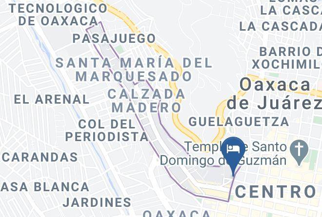 Oaxaca De Juarez - Hotel Azucenas Maps