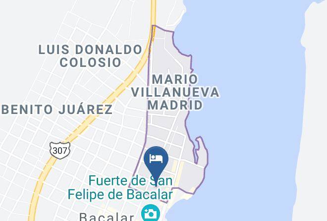 Bacalar - Hotel Azul 36 Maps