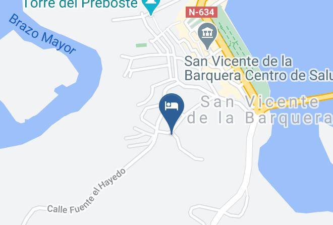 San Vicente De La Barquera - Hotel Azul De Galimar Maps