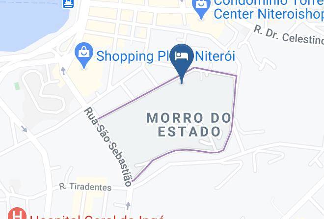 Niteroi - Hotel Azul De Niteroi Maps