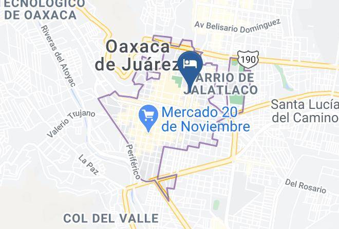 Oaxaca De Juarez - Hotel Azul Oaxaca Maps