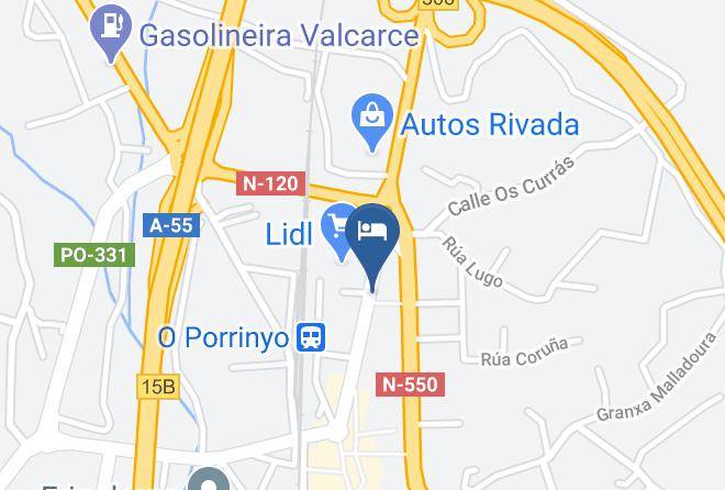 Pontevedra - Hotel Azul Porrino Com B Maps