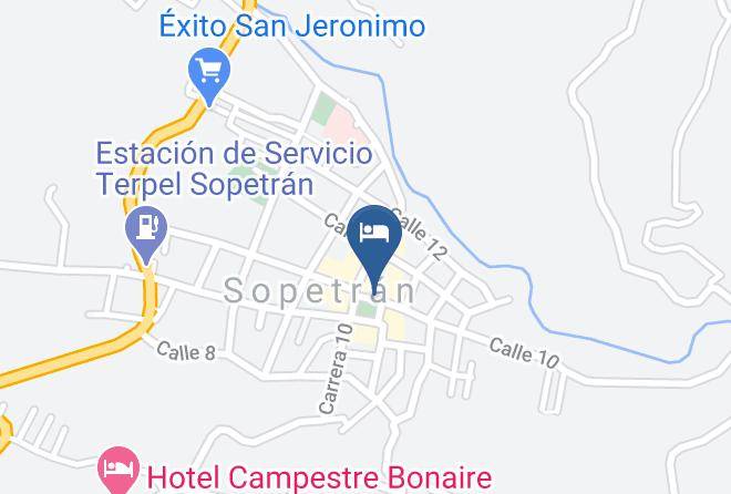 Sopetran - Hotel Azul Sopetran Maps