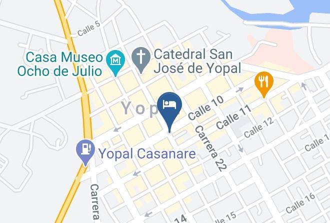 Yopal - Hotel Azulejo Del Llano Maps