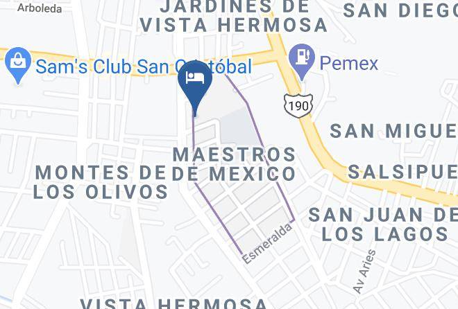 San Cristobal De Las Casas - Hotel Azulejos Maps