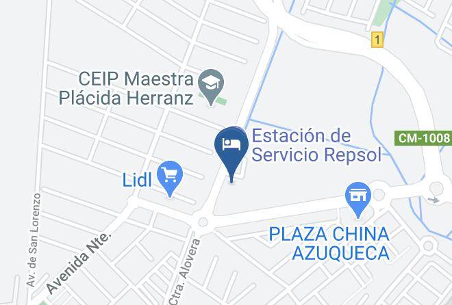 Guadalajara - Hotel Azuqueca Maps