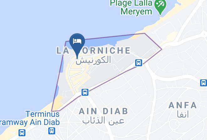 Casablanca - Hotel Azur Maps