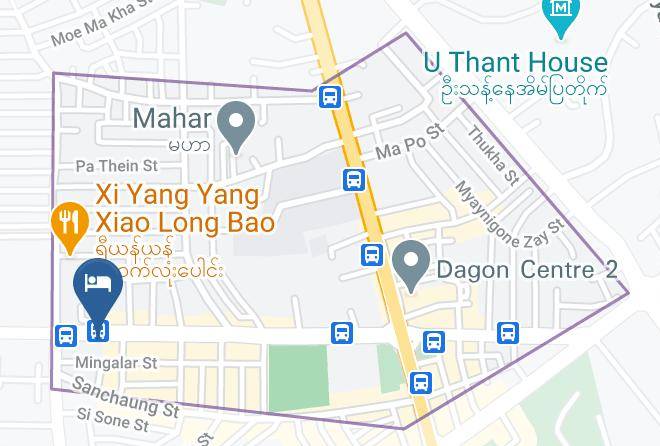 Yangon West - Hotel Azure Maps