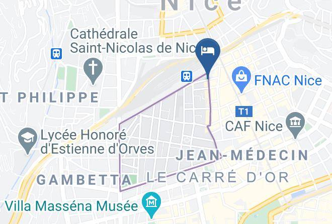 Maritime Alps - Hotel Azurea Maps