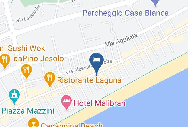 Hotel Azzorre & Antille Map