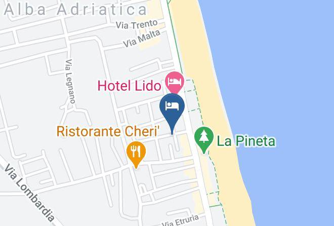 Teramo - Hotel Azzurra Di Doria Teresa Maps