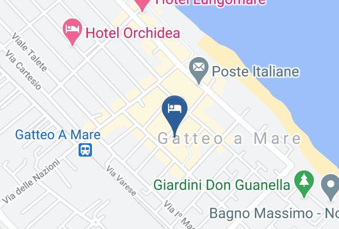 Forli - Hotel Azzurra Maps