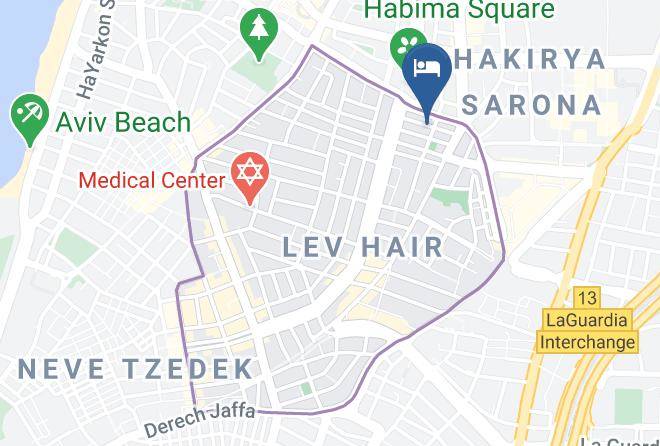 Tel Aviv Yafo - Hotel B Berdichevsky Maps