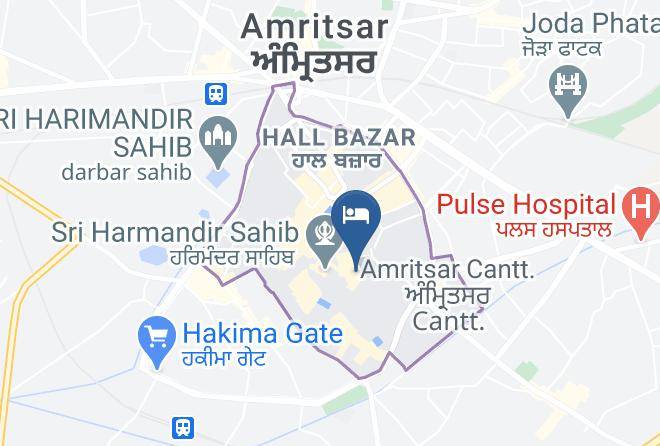 Amritsar - Hotel B Comfort Maps