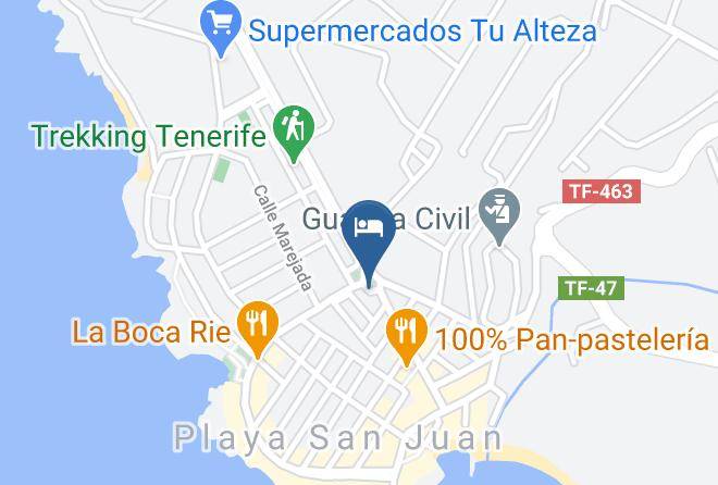 Santa Cruz De Tenerife - Hotel B Unique Maps
