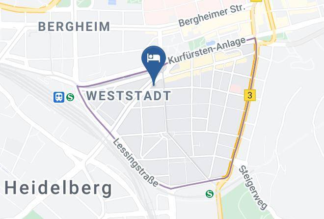 Heidelberg - Hotel B54 Heidelberg Maps