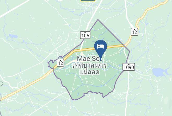 Amphoe Mae Sot - Hotel Baan Wad Fun Maps