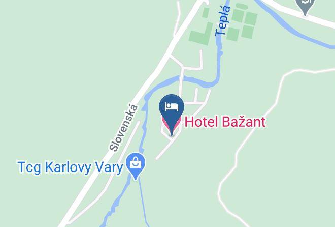 Carlsbad - Hotel Bazant Maps