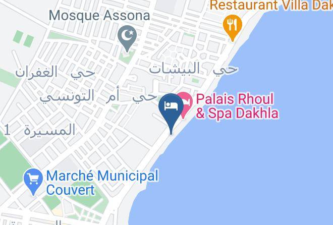 Dakhla - Hotel Bab Al Bahar Maps