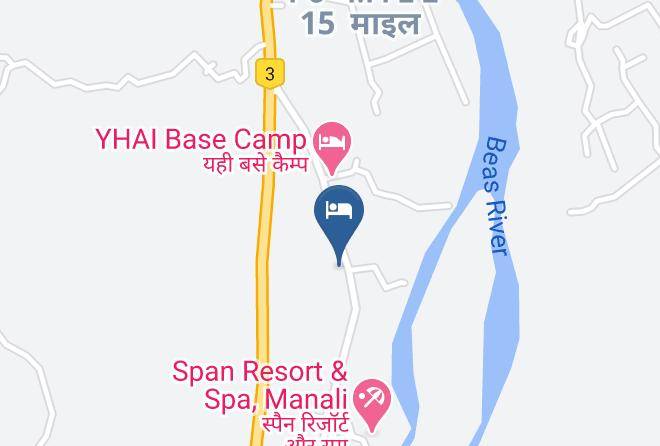 Manali Sub District - Hotel Baba Deluxe & Ballus Cafe Maps