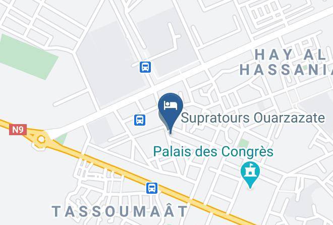 Ouarzazate - Hotel Baba Maps