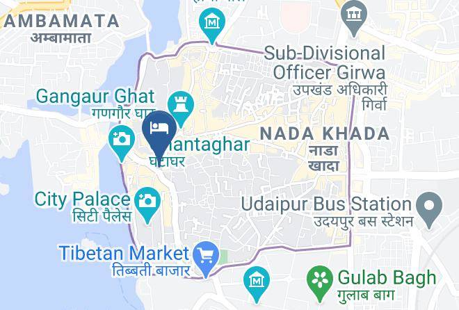 Udaipur - Hotel Baba Palace Udaipur Maps