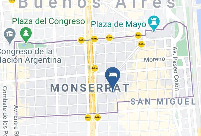 Autonomous City Of Buenos Aires - Key Hotels San Telmo Maps