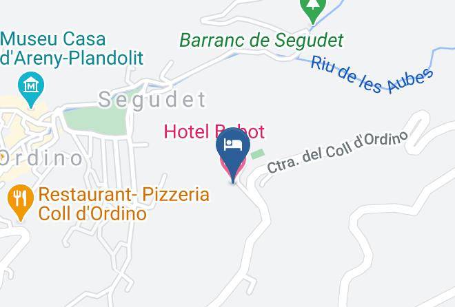 Ordino - Hotel Babot Maps