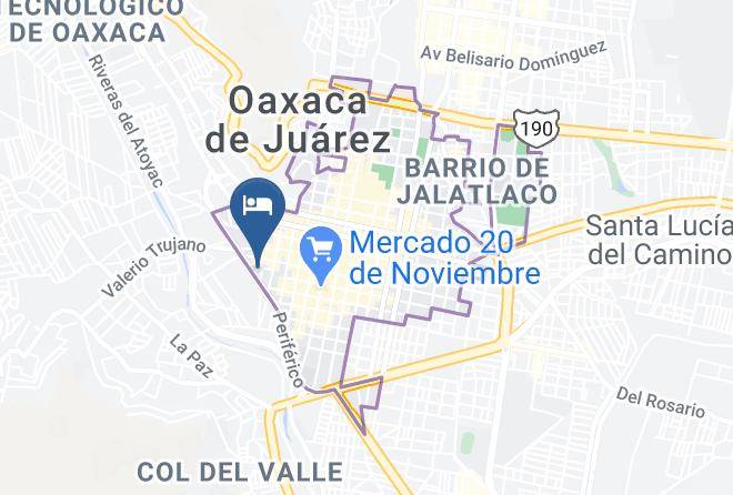 Oaxaca De Juarez - Hotel Bacanda Maps