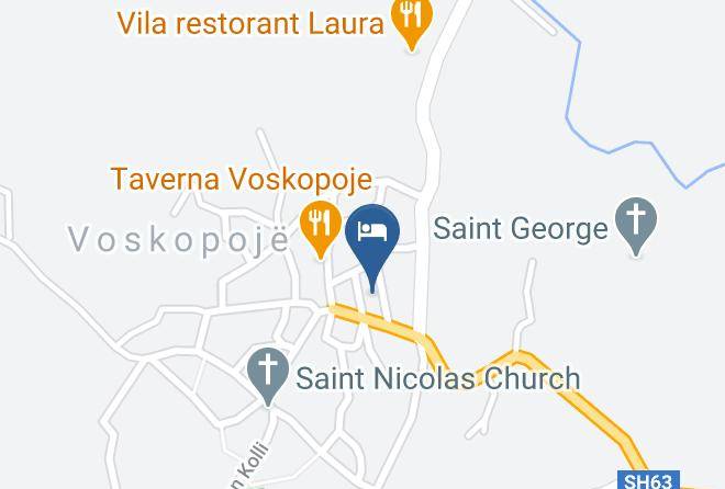 Korce - Hotel Bacelli Maps