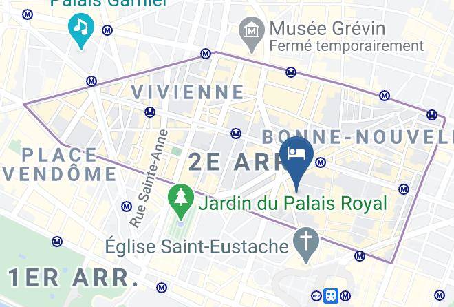 Paris - Hotel Bachaumont Maps