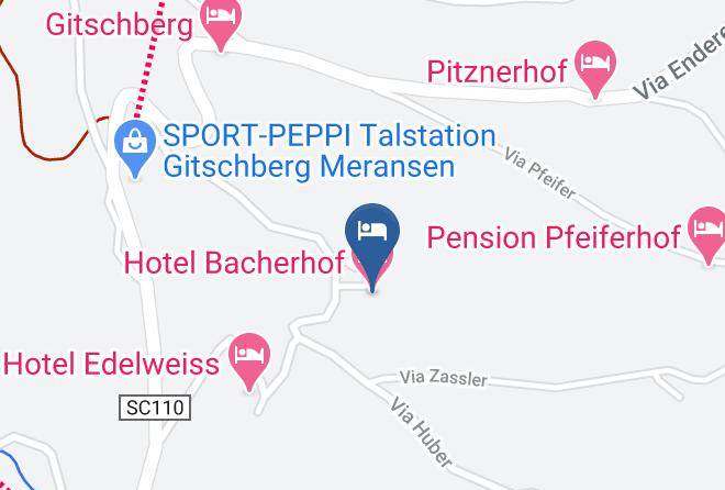 Bolzano - Hotel Bacherhof Maps
