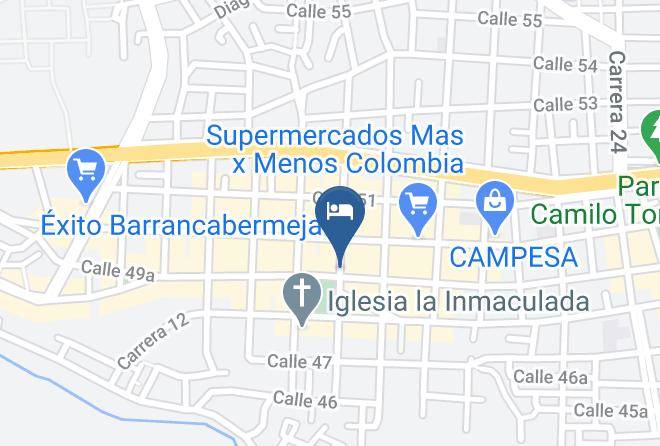 Barrancabermeja - Hotel Bachue Maps