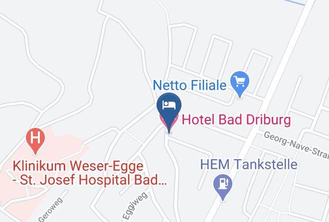 Hotel Bad Driburg Map