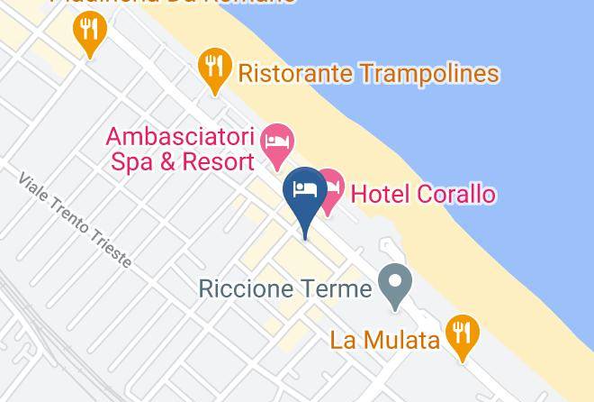 Rimini - Hotel Baden Baden Maps