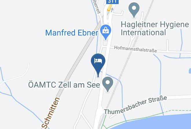 Zell Am See - Hotel Badhaus Maps
