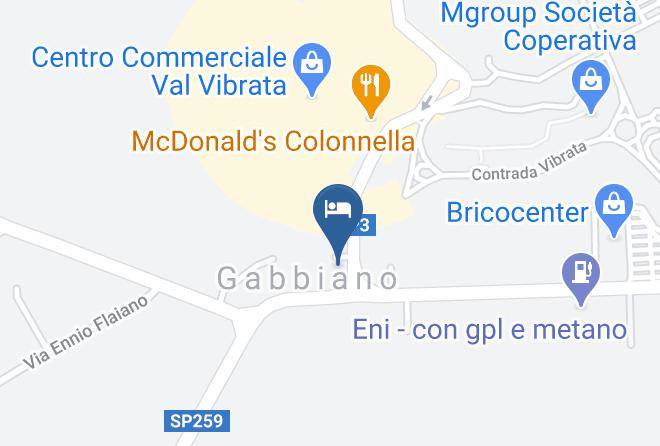 Teramo - Hotel Baffo Rosso Maps