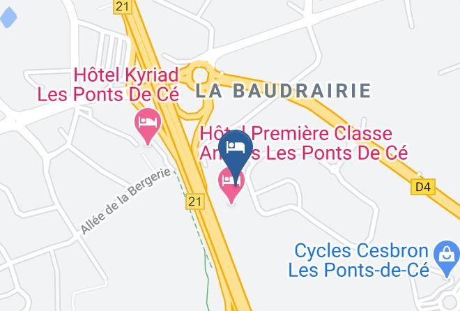 Maine Et Loire - Hotel Bagatelle Maps