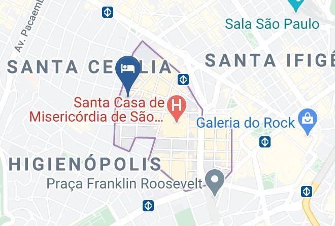 Sao Paulo Santa Cecilia - Hotel Bagda Maps